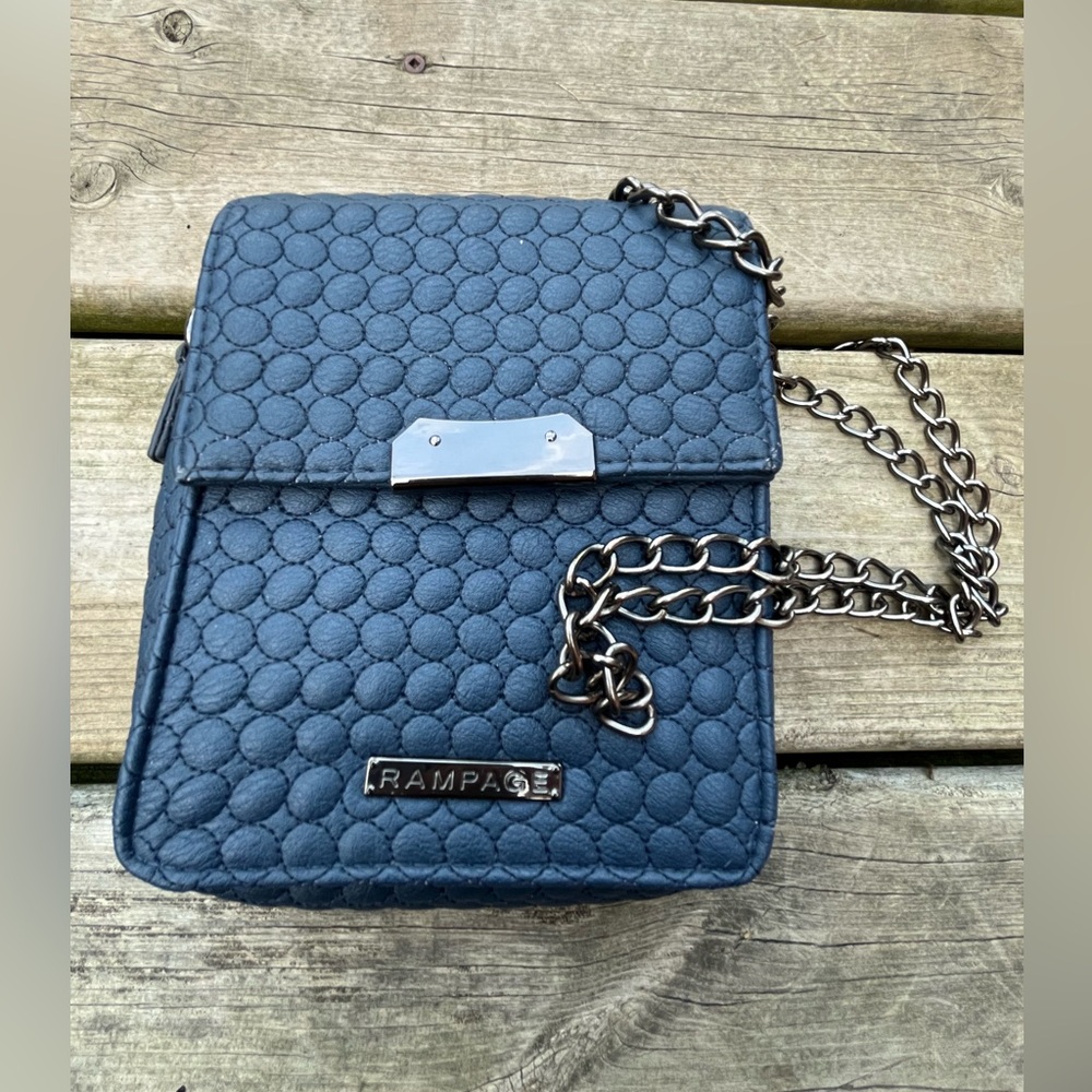 Rampage crossbody purse - blue